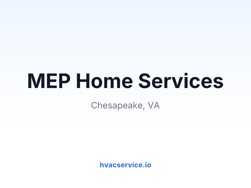 MEP Home Services