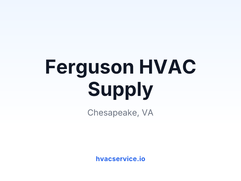 Ferguson HVAC Supply