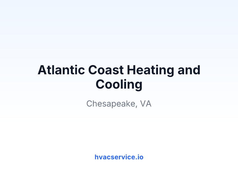 Atlantic Coast Heating and Cooling