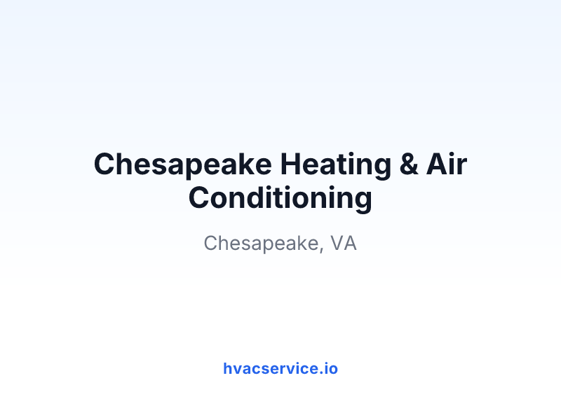 Chesapeake Heating & Air Conditioning