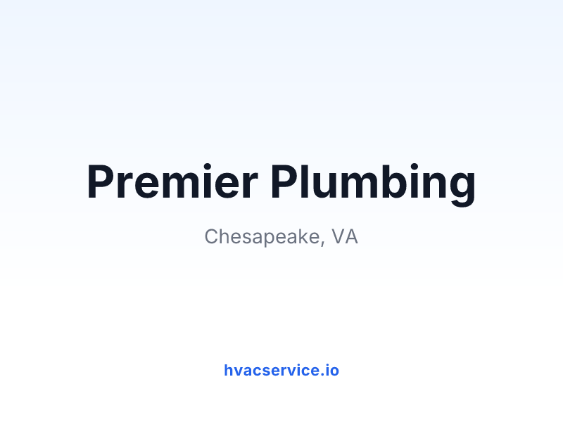 Premier Plumbing