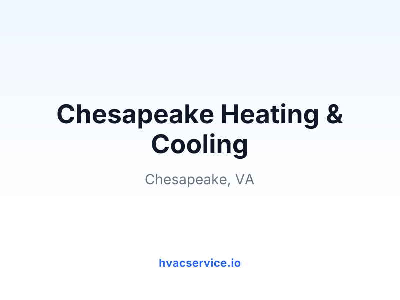 Chesapeake Heating & Cooling