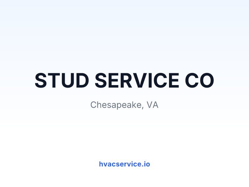 STUD SERVICE CO