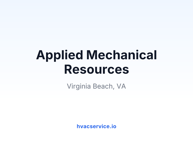Applied Mechanical Resources