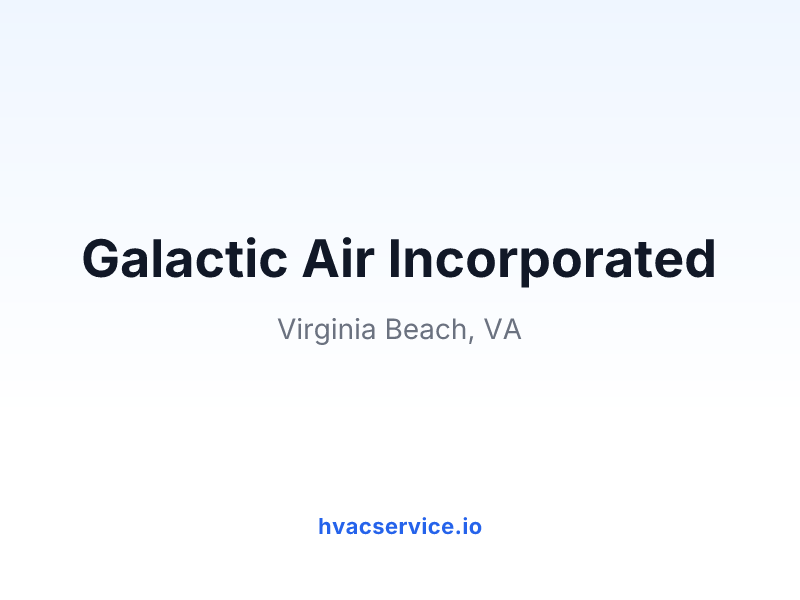 Galactic Air Incorporated