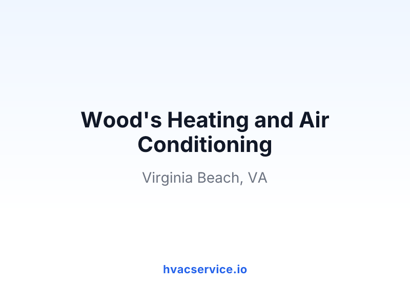 Wood's Heating and Air Conditioning