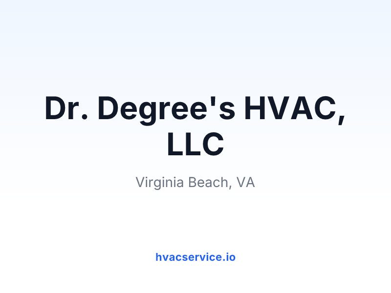 Dr. Degree's HVAC, LLC