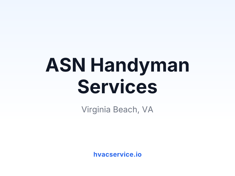 ASN Handyman Services