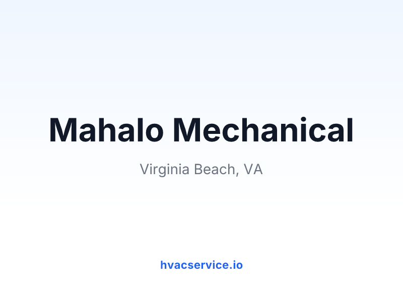 Mahalo Mechanical