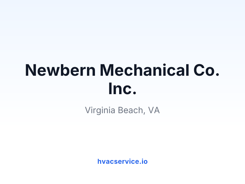Newbern Mechanical Co. Inc.