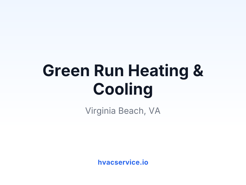 Green Run Heating & Cooling