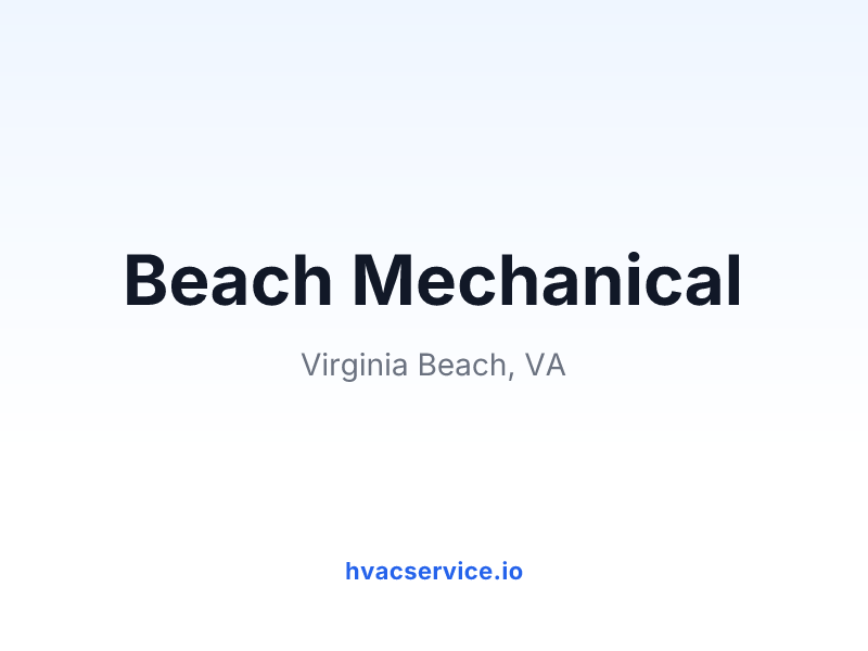 Beach Mechanical