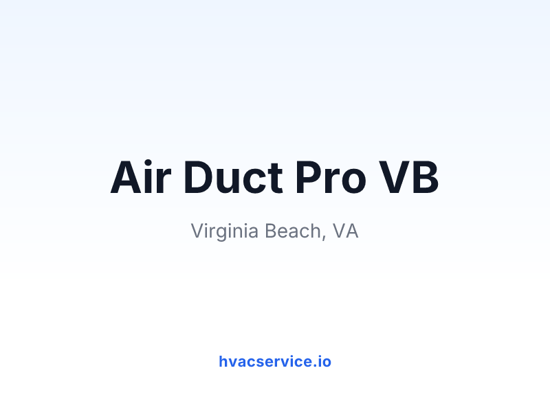 Air Duct Pro VB
