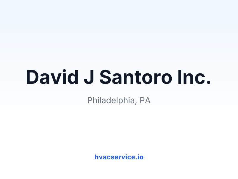 David J Santoro Inc.
