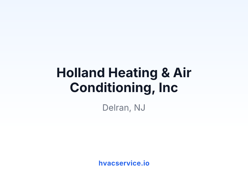 Holland Heating & Air Conditioning, Inc