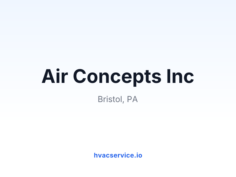 Air Concepts Inc