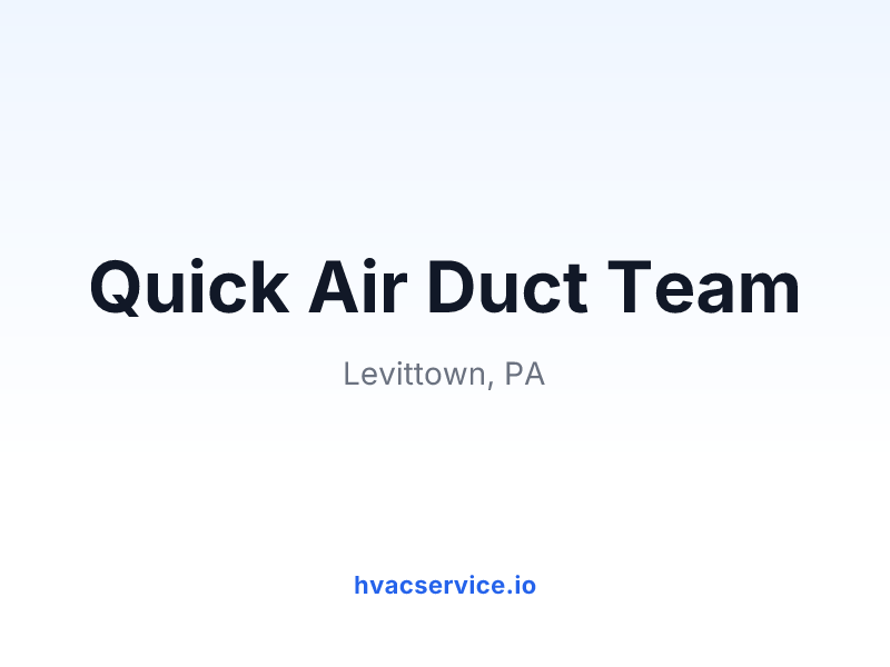 Quick Air Duct Team