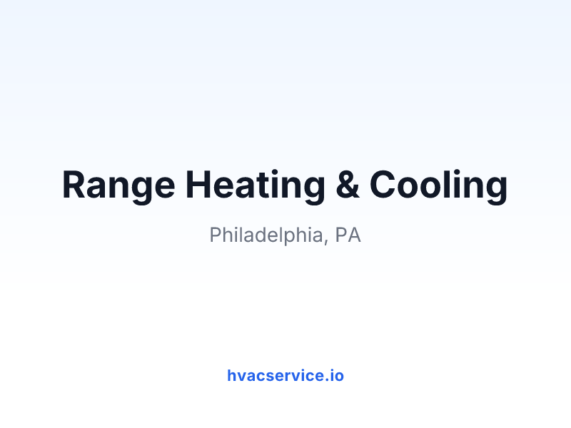 Range Heating & Cooling