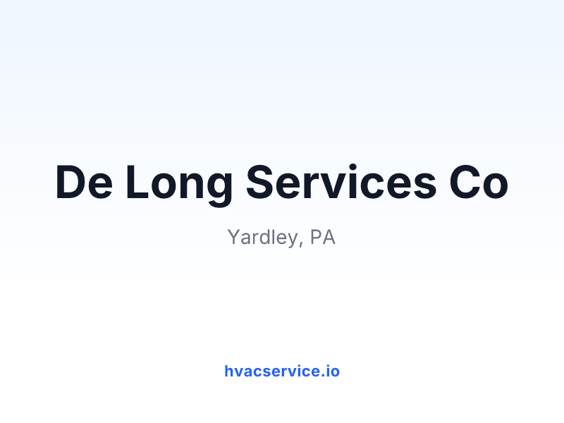 De Long Services Co
