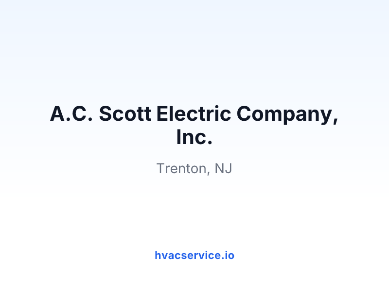 A.C. Scott Electric Company, Inc.