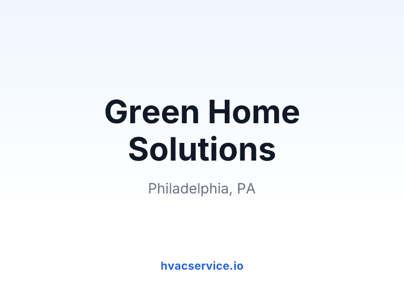 Green Home Solutions