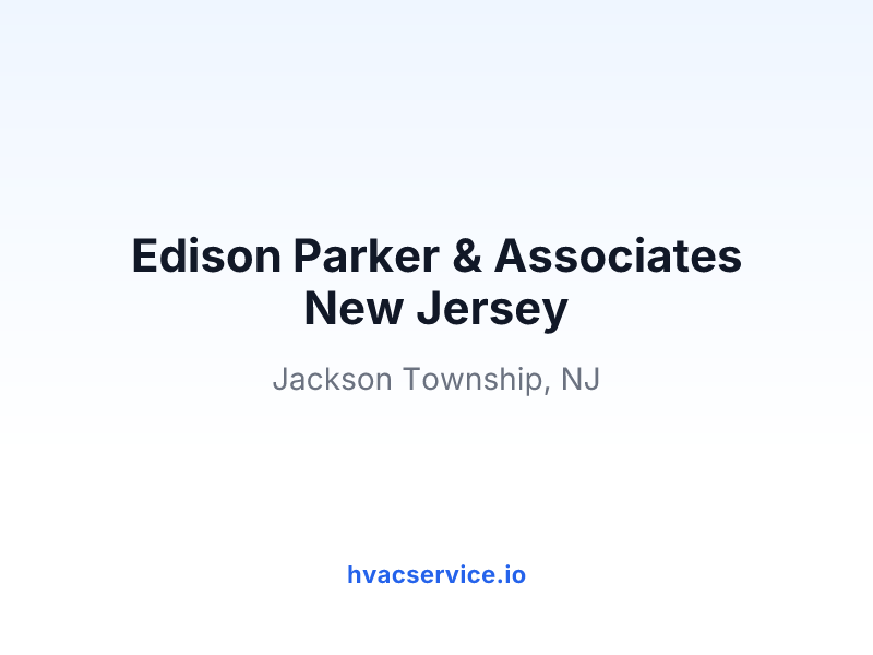 Edison Parker & Associates New Jersey