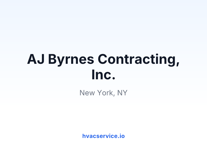 AJ Byrnes Contracting, Inc.