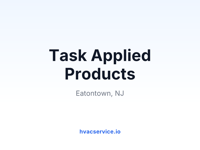 Task Applied Products
