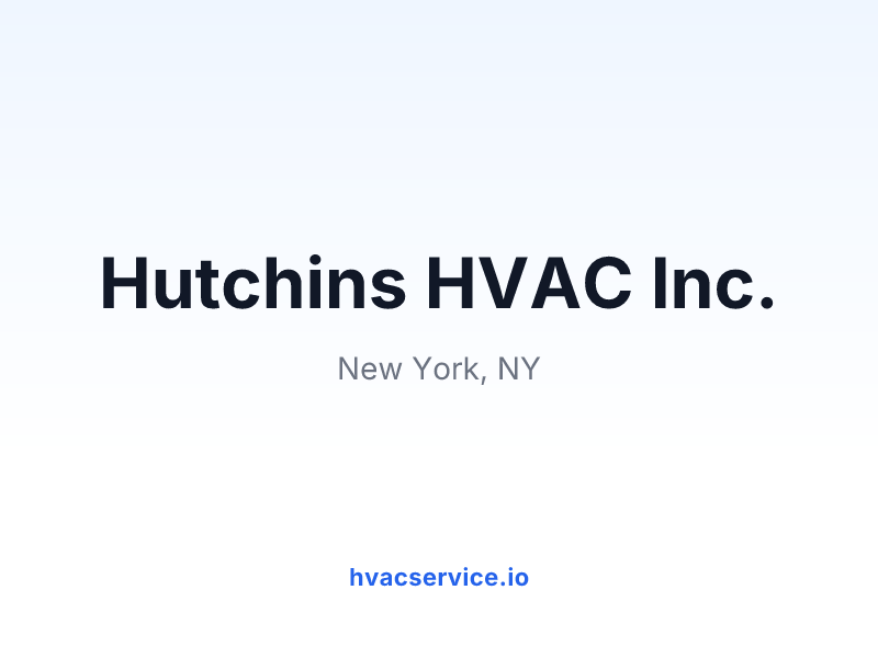 Hutchins HVAC Inc.