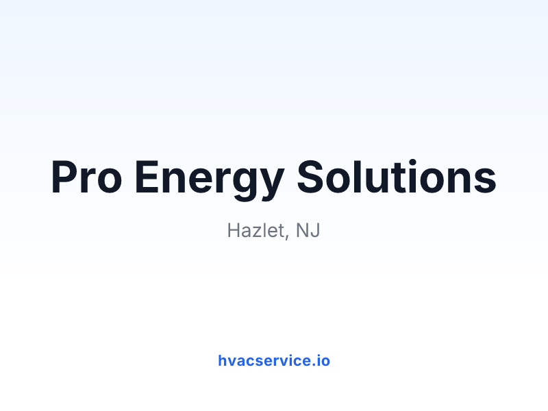 Pro Energy Solutions