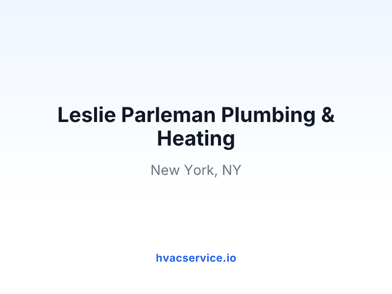 Leslie Parleman Plumbing & Heating