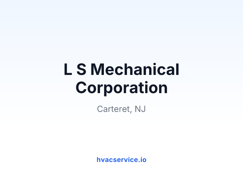 L S Mechanical Corporation