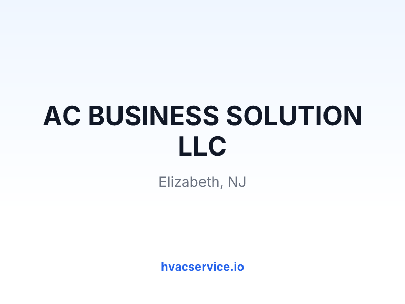 AC BUSINESS SOLUTION LLC