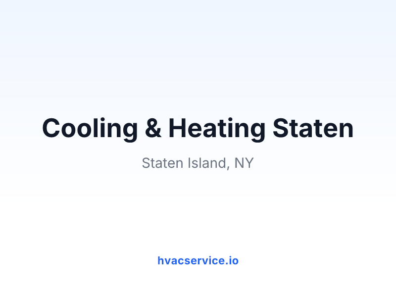 Cooling & Heating Staten