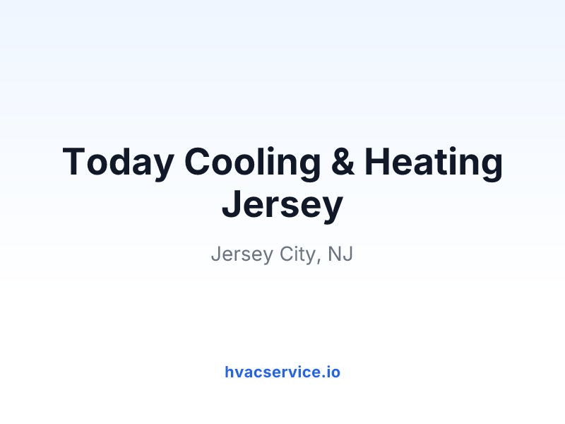 Today Cooling & Heating Jersey.