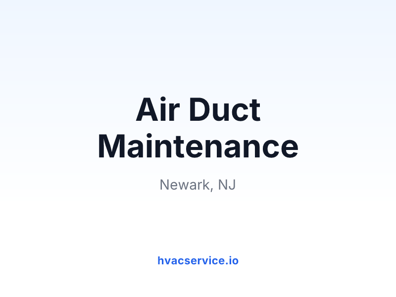 Air Duct Maintenance