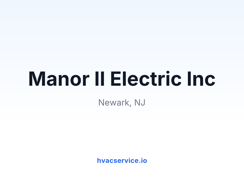 Manor II Electric Inc