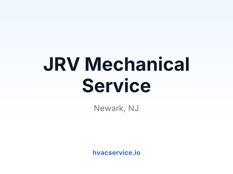 JRV Mechanical Service
