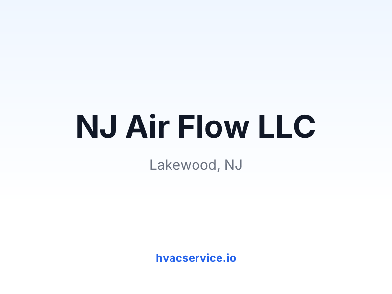 NJ Air Flow LLC