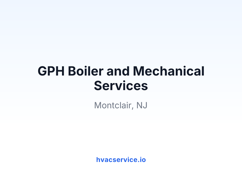 GPH Boiler and Mechanical Services