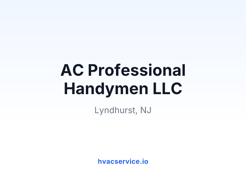AC Professional Handymen LLC