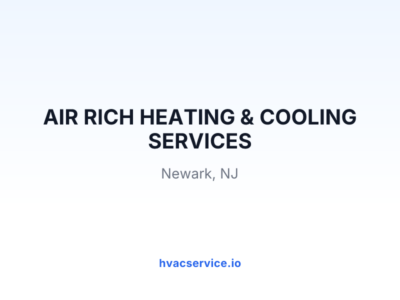 AIR RICH HEATING & COOLING SERVICES