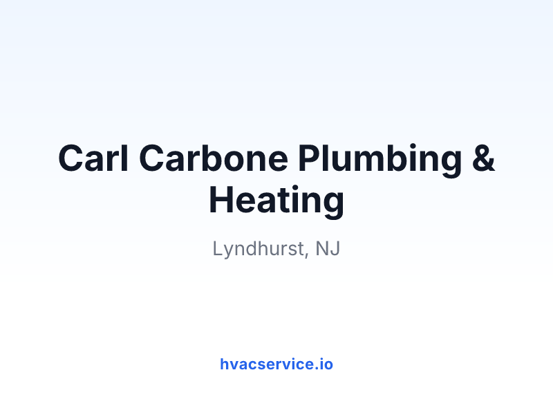Carl Carbone Plumbing & Heating