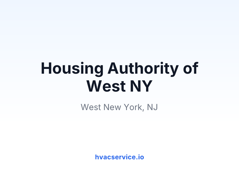 Housing Authority of West NY