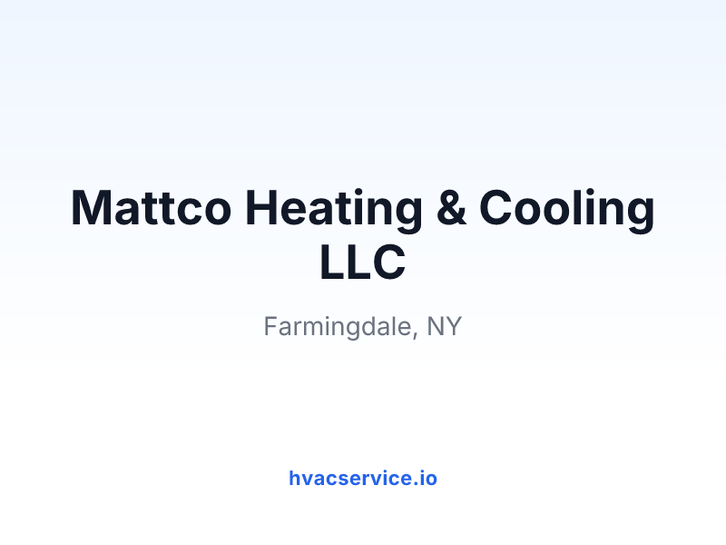 Mattco Heating & Cooling LLC