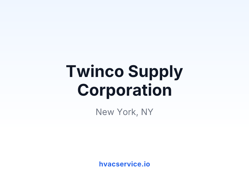 Twinco Supply Corporation