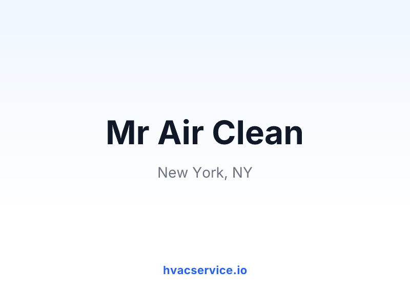 Mr Air Clean