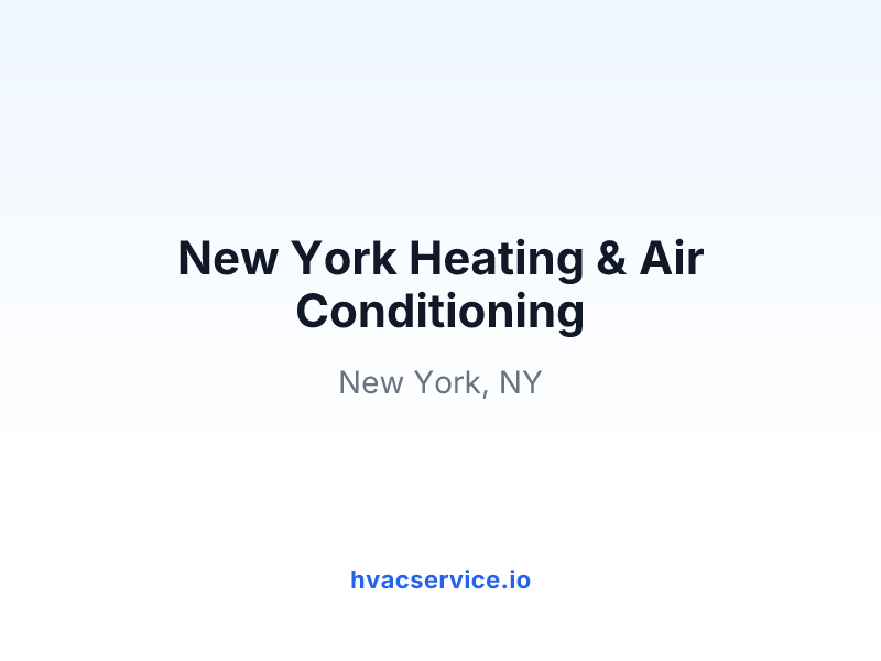 New York Heating & Air Conditioning