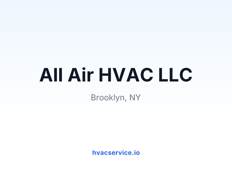 All Air HVAC LLC