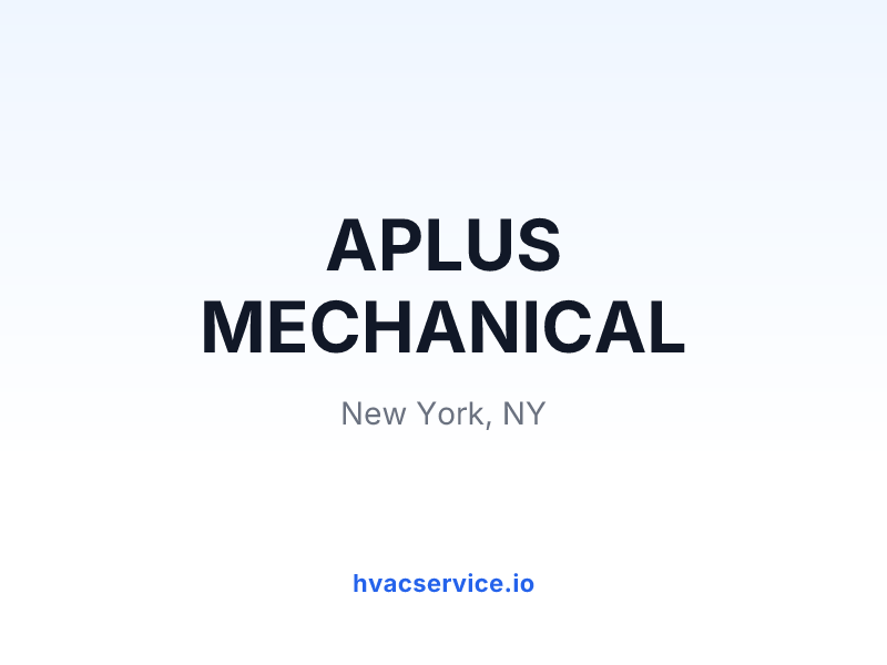 APLUS MECHANICAL
